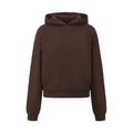 Dark Coffee Comfort Crop Fleece